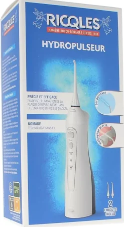 Hydropulseur Ricqlès – 1 hydropulseur + 2 embouts
