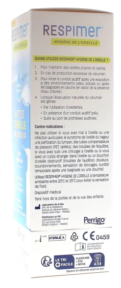 Hygiène de l'oreille spray Respimer – 115 ml