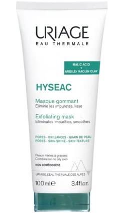 Hyséac masque gommant Uriage - tube de 100 ml