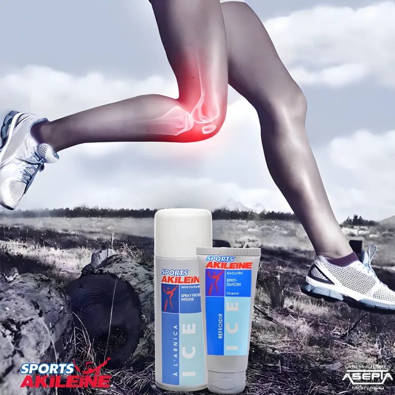 Ice Gel effet glaçon Akileïne Sports - tube de 75 ml