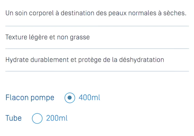 Ictyane Lait hydratant corps Ducray - flacon à pompe de 400 ml
