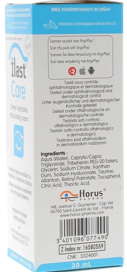 Ilast Care Crème pour paupières pathologiques Horus Pharma - flacon de 30ml
