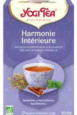 Infusion ayurvédique Harmonie Intérieure Yogi Tea - boite de 17 sachets