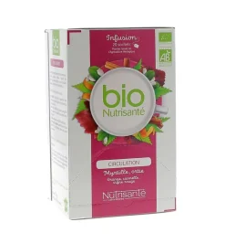 Infusion bien-être circulation BIO Nutrisanté - 20 sachets
