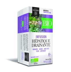 Infusion Bio hépatique drainante Dayang - boîte de de 20 sachets