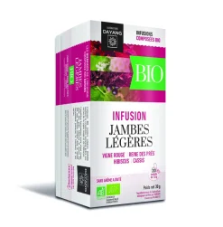 Infusion Bio jambes légères Dayang - boîte de 20 sachets
