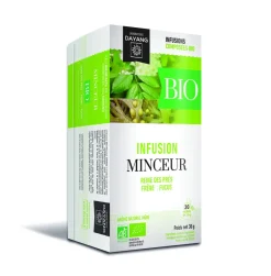 Infusion BIO minceur arôme mûre Dayang - boîte de 20 sachets