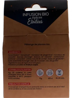 Infusion bio épices étoilées Nat&form - sachet de 70g