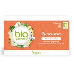 Infusion curcuma antioxydant Nutrisanté - boite de 20 sachets