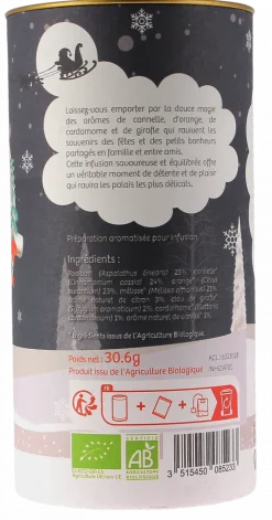 Infusion de l'hiver bio Nutrisanté - boite de 25 sachets