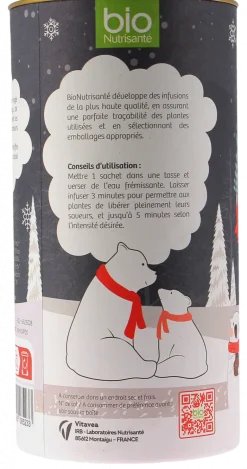 Infusion de l'hiver bio Nutrisanté - boite de 25 sachets