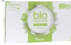 Infusion Fenouil bio Nutrisanté - boîte de 20 sachets