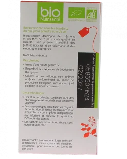 Infusion froide détox saveur pamplemousse-fleur d'oranger bio Vitavea - boite de 20 sachets