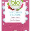 Infusion froide jambes légères saveur cerise Nutrisanté Bio - boîte de 20 sachets