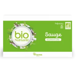 Infusion sauge respiratoire bio Vitavea - boîte de 20 sachets