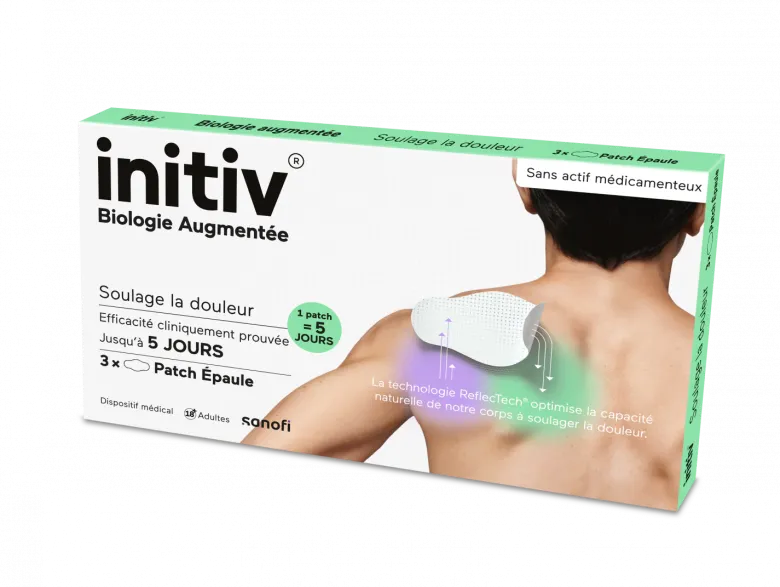Initiv Patch épaule anti-douleur Sanofi - boîte de 3 patchs