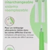 Interdental Pro Système interchangeable médium Kit de démarrage Fluocaril - boîte de 1 manche durable + 2 têtes remplaçables