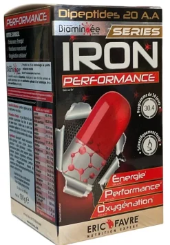 Iron performance dideptides 20 A.A Eric Favre - boite de 120 gélules