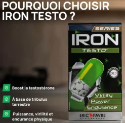 Iron testo series Eric Favre - boite de 90 capsules