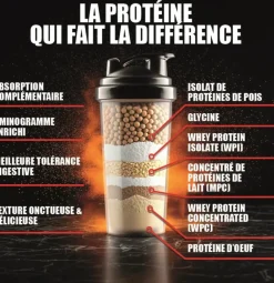 Iso fusion saveur biscuit cookie Eric Favre - pot de 750g