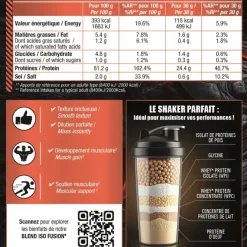 Iso fusion saveur chocotella Eric Favre - pot de 750g