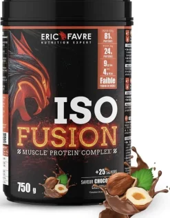 Iso fusion saveur chocotella Eric Favre - pot de 750g