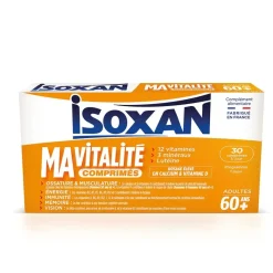Isoxan Ma Vitalité 60 ans plus - boîte de 30 comprimés