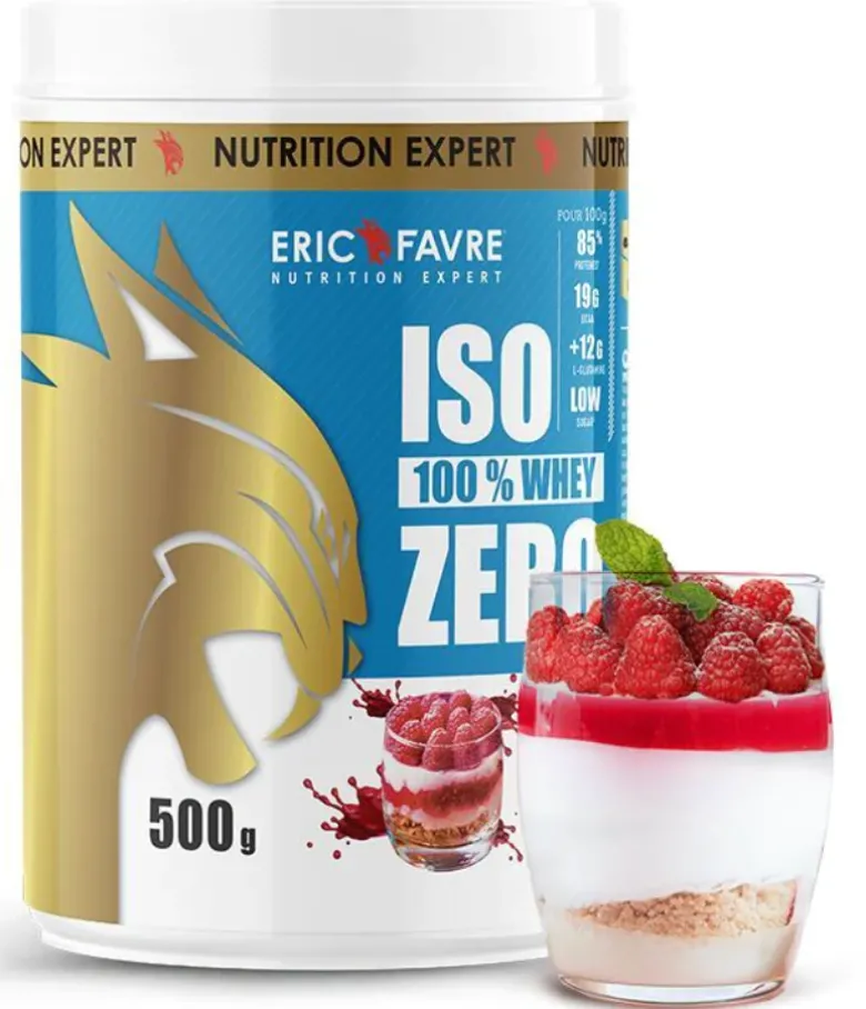 Iso zero 100% whey framboisier Eric Favre