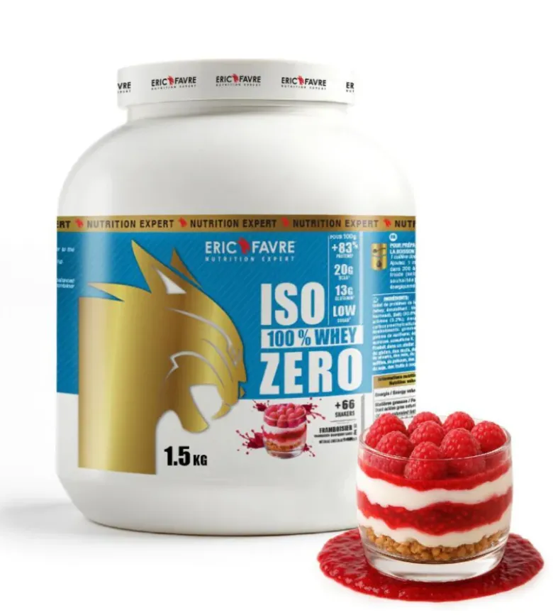 Iso zero 100% whey framboisier Eric Favre