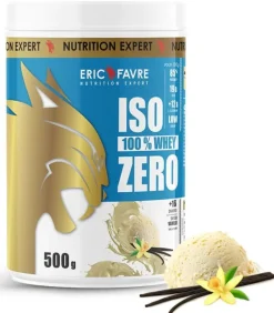 Iso zero 100% whey vanille Eric Favre - pot de 500g