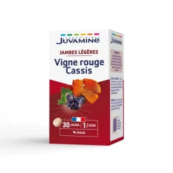 Jambes légères vigne rouge cassis Juvamine