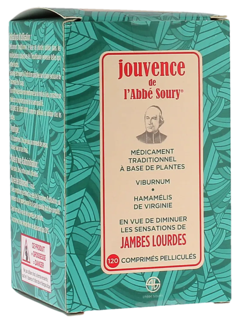 Jambes lourdes Jouvence de l'Abbé Soury