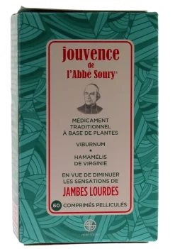 Jambes lourdes Jouvence de l'Abbé Soury