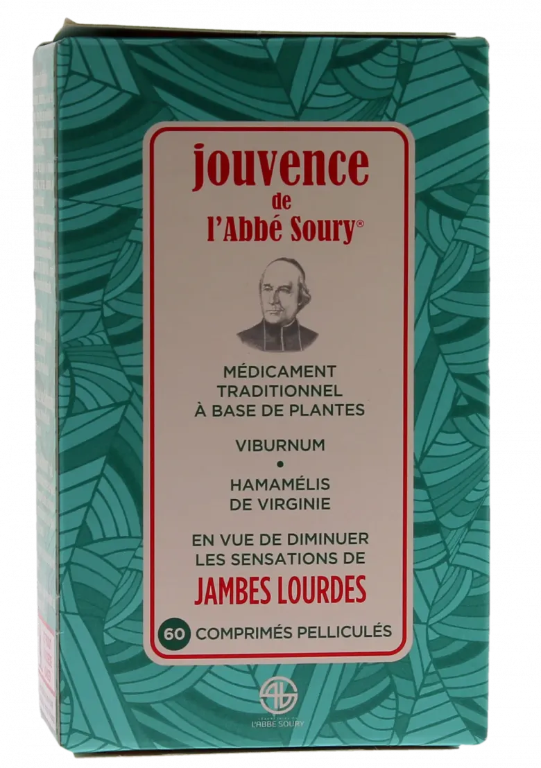 Jambes lourdes Jouvence de l'Abbé Soury