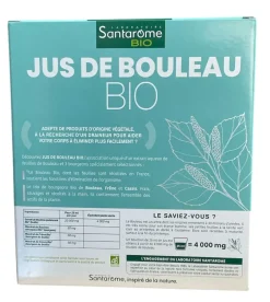 Jus de bouleau BIO Santarome - 2x200ml