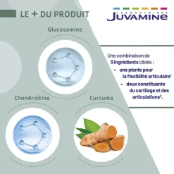 Juvamine curcuma chondroïtine glucosamine - boite de 90 comprimés