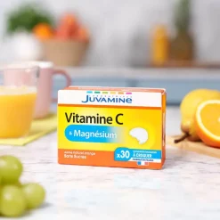 Juvamine magnésium vitamine C – 30 comprimés à croquer