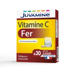 Juvamine Vitamine C fer – 30 gélules