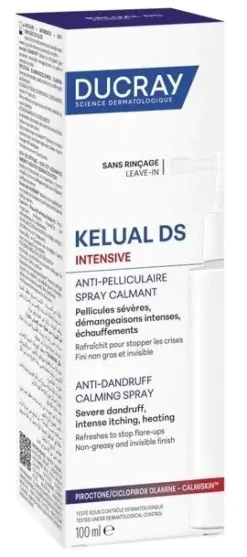 Kelual DS Intensive anti-pelliculaire spray calmant Ducray - spray de 100ml