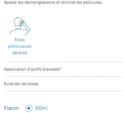 Kelual DS Shampoing traitant états pelliculaires sévères Ducray - flacon de 100 ml