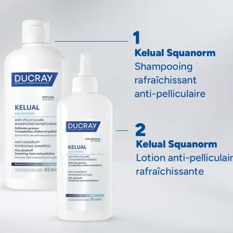 Kelual Squanorm shampooing anti-pelliculaire rafraîchissant Ducray