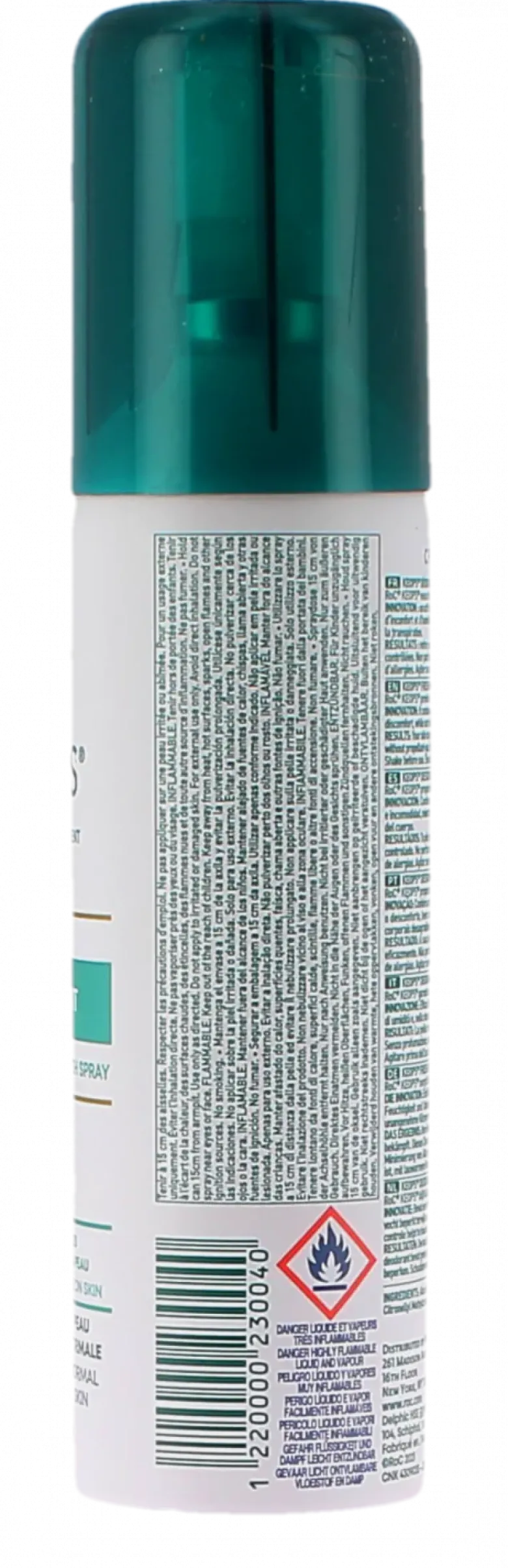 Keops déodorant spray fraîcheur 48h RoC - spray de 100ml