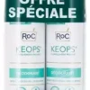 Keops Déodorant spray fraîcheur RoC - lot de 2 sprays de 100ml