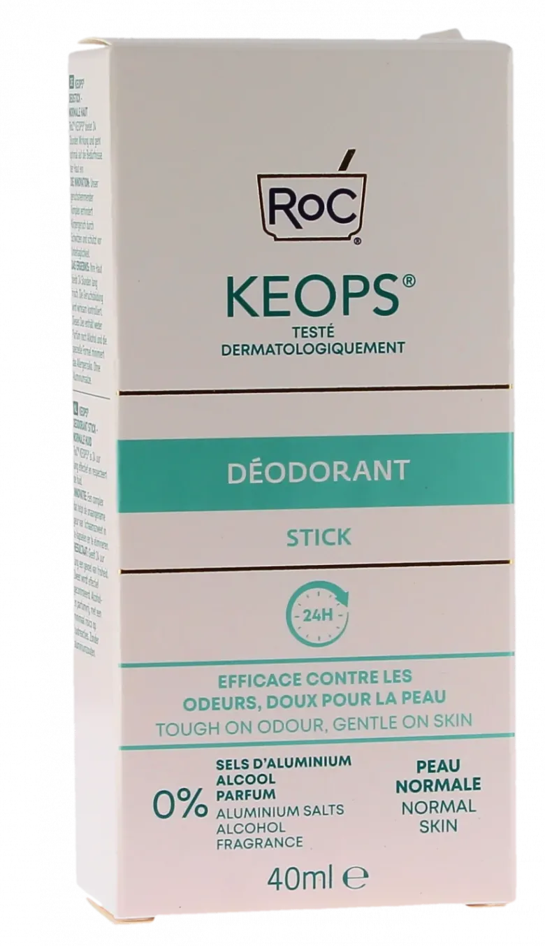Keops déodorant stick 24h RoC - stick de 40ml