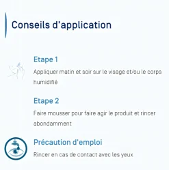 Keracnyl gel moussant visage et corps Ducray