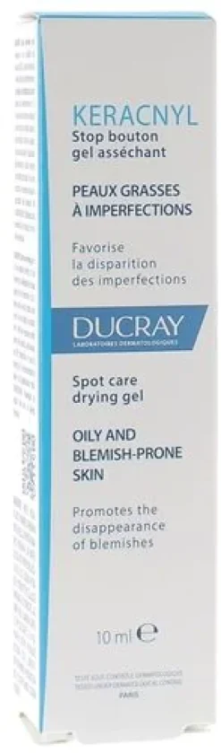 Keracnyl Stop Bouton Gel asséchant Ducray - tube de 10 ml