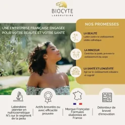 Keratine forte 500mg anti-chute Biocyte - boite de 120 gélules