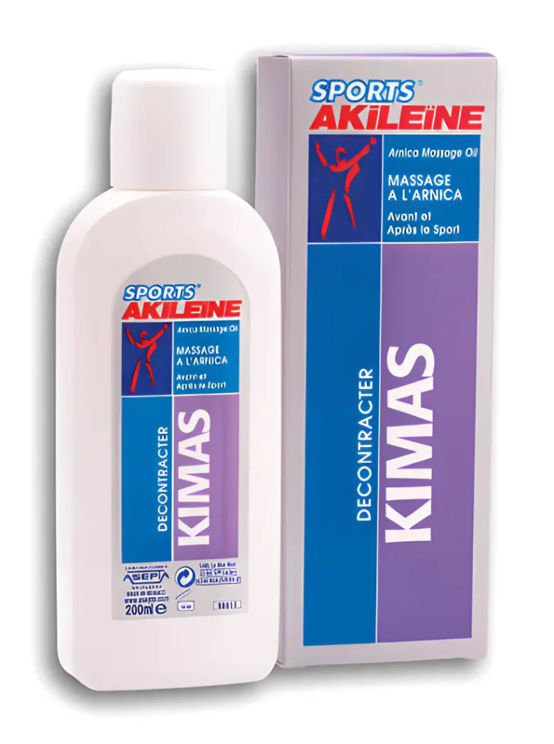 Kimas massage à l'arnica Akileïne sports - tube de 200 ml