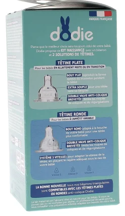 Kit naissance biberon & tétines Dodie - kit de 3 produits