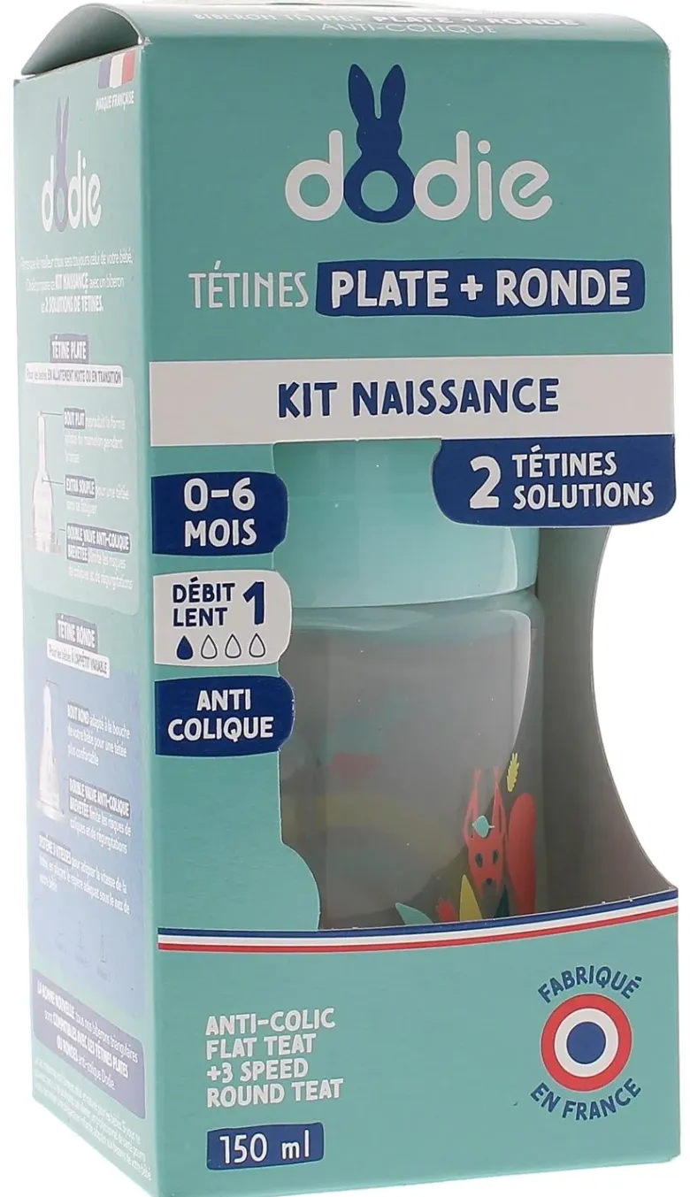 Kit naissance biberon & tétines Dodie - kit de 3 produits